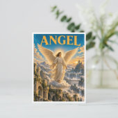 Engel, Gothic Fantasy Monster Postkarte (Stehend Vorderseite)