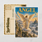 Engel, Gothic Fantasy Monster Postkarte (Vorne/Hinten)