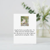 Engel Gottes mein Vormund lieber! Postkarte (Stehend Vorderseite)