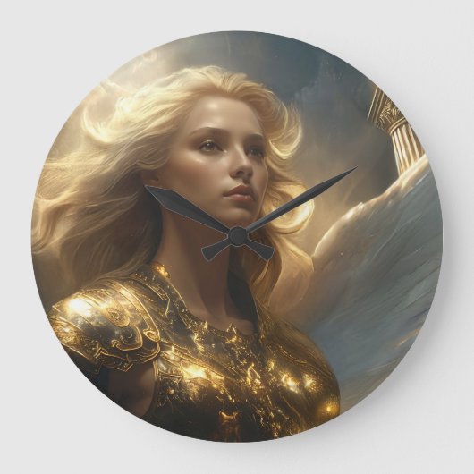ENGEL GROßE WANDUHR (Vorderseite)