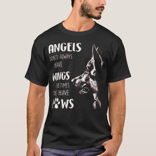 Engel haben manchmal nicht immer Flügel T-Shirt (Vorderseite)