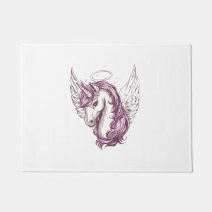 Engel Halo Einhorn (1) Fußmatte