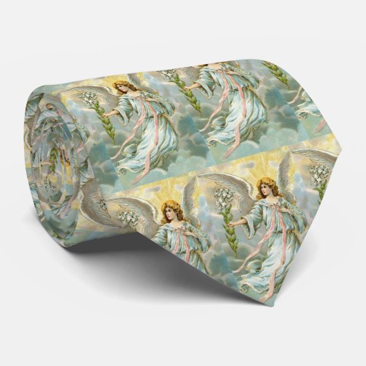 Engel im Blau Krawatte (Gerollt)