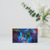 Engel im bunten Tunnel Visitenkarte (Stehend Vorderseite)