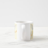 Engel im Flug mit Lächeln Espressotasse (Rückseite)