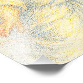 Engel im Flug mit Lächeln Fotodruck (Ecke)