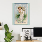 Engel im Garten Poster (Heimbüro)