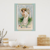 Engel im Garten Poster (Küche)