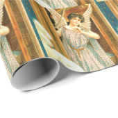 Engel im Glockenturm Geschenkpapier (Rolleneckpunkt)
