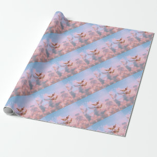 Engel im Himmel Geschenkpapier