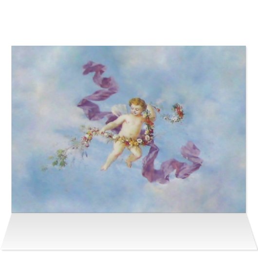 Engel im Himmel ~ Karte (Innenansicht Horizontal (Oben))