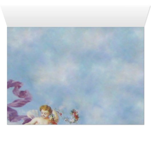 Engel im Himmel ~ Karte (Innenansicht Horizontal (Unten))