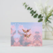 Engel im Himmel Postkarte (Stehend Vorderseite)