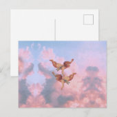 Engel im Himmel Postkarte (Vorne/Hinten)