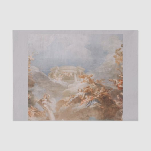 Engel im Himmel Seidenpapier (Vorderseite)