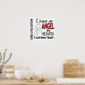 Engel im Himmel Vater Lungenkrebs Poster (Küche)