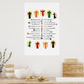 Engel im Juni 2021 Poster (Küche)