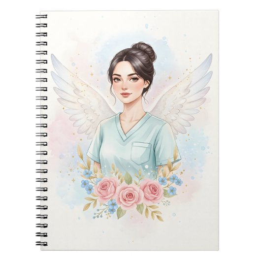 Engel im Kittel Notizblock (Vorderseite)