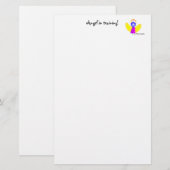 Engel im Training! Briefpapier (Vorne/Hinten)