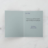 Engel im Vintage-Stil für jeden Anlass Karte (Innenseite)