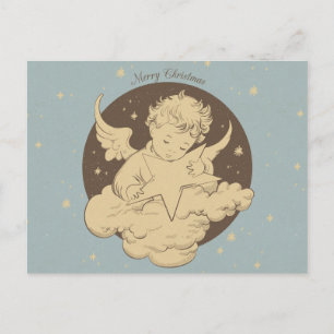 Engel im Vintage-Stil Postkarte