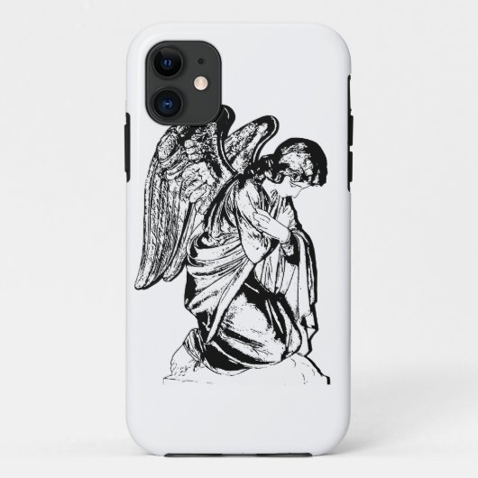 Engel in beliebiger Farbe Case-Mate iPhone Hülle (Rückseite)