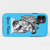 Engel in beliebiger Farbe Case-Mate iPhone Hülle (Rückseite (Horizontal))