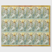 Engel in Blau Geschenkpapier (Flach)