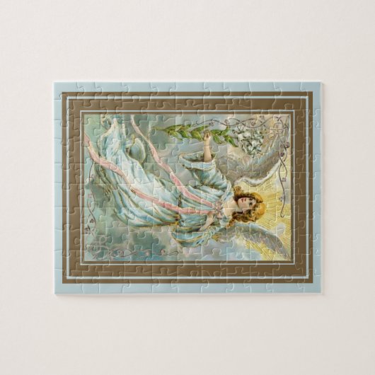 Engel in Blau Puzzle (Horizontal)