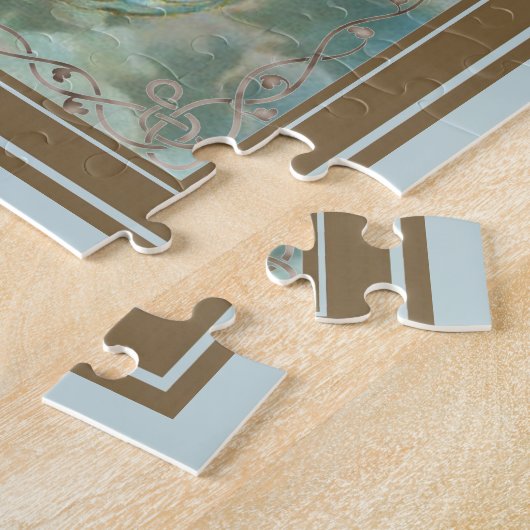 Engel in Blau Puzzle (Seite)