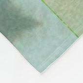 Engel in blauem Flanelldecken-Muster Fleecedecke (Ecke)