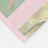 Engel in blauem Fleece-Decke Fleecedecke (Ecke)