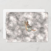 Engel in den Wolken Einladung (Vorne/Hinten)