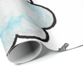 Engel in den Wolken Geschenkpapier (Rolleneckpunkt)