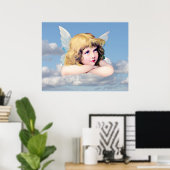 Engel in den Wolken Poster (Heimbüro)