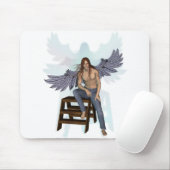 Engel in der Blue Jeans Mousepad (Mit Mouse)