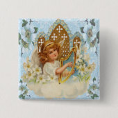 Engel in der Cloud-Taste Button (Vorderseite)