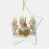 Engel in der Keramik von Manger Ornament (Links)