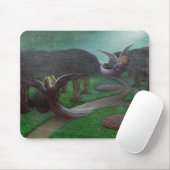 Engel in der Nacht, 1896 Mousepad (Mit Mouse)