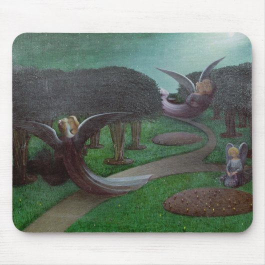 Engel in der Nacht, 1896 Mousepad (Vorne)