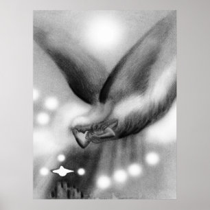 Engel in der Nacht Poster