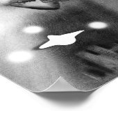 Engel in der Nacht Poster (Ecke)