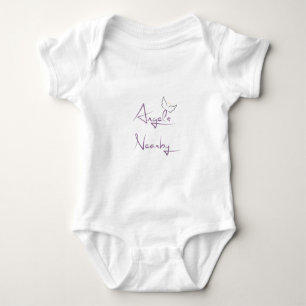 Engel in der Nähe Glaubens-/Taufgeschenk Baby Show Strampler