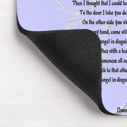 Engel in der Verkleidung Mousepad (Ecke)