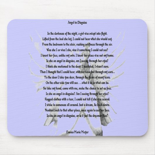 Engel in der Verkleidung Mousepad (Vorne)