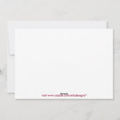 Engel in der Wanger Card Feiertagskarte (Rückseite)