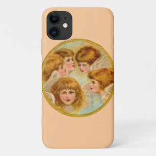 Engel in einem goldenen Ringkreis Case-Mate iPhone Hülle
