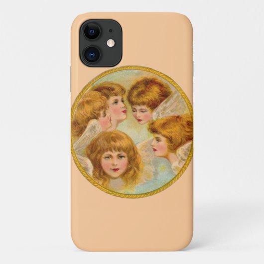 Engel in einem Goldring-Kreis Case-Mate iPhone Hülle (Rückseite)