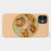 Engel in einem Goldring-Kreis Case-Mate iPhone Hülle (Rückseite (Horizontal))