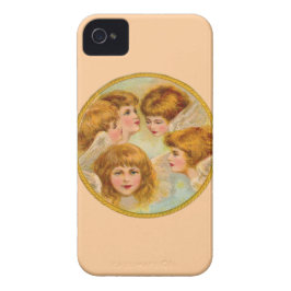 Engel in einem Goldring-Kreis Case-Mate iPhone Hülle